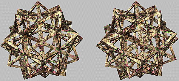 [Stereoscopic Compound of 5 Octahedra]