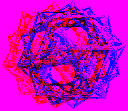 [Stereoscopic Compound of 5 Rhombic Dodecahedra]