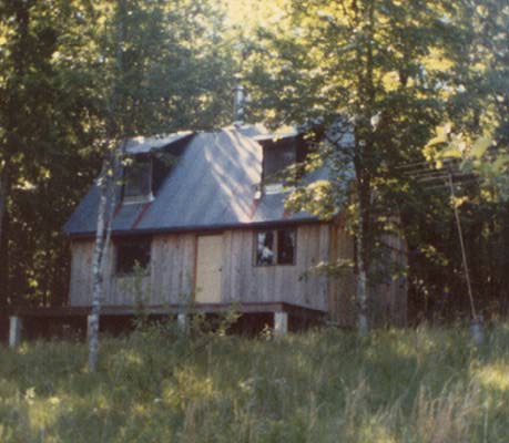 [Huntsville cabin, exterior]