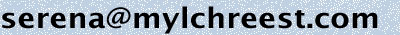 Serena's email address (image)
