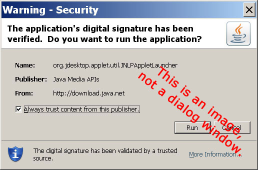 JNLPAppletLauncher