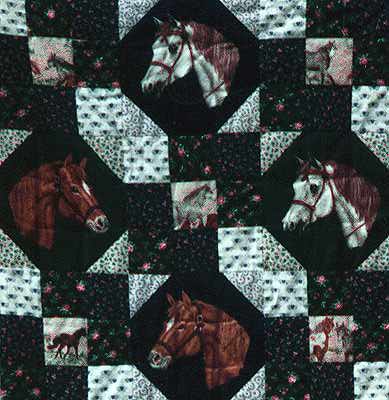 [Horse Quilt Detail]