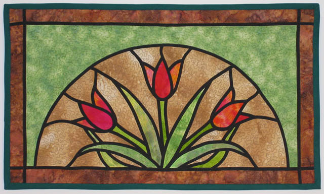 [Stained Glass Tulips]